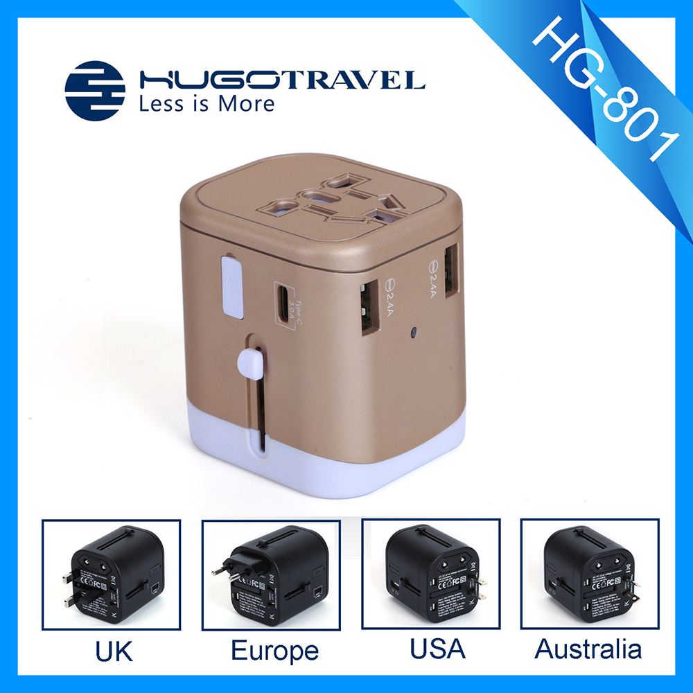 Universal travel switch plug HG-801